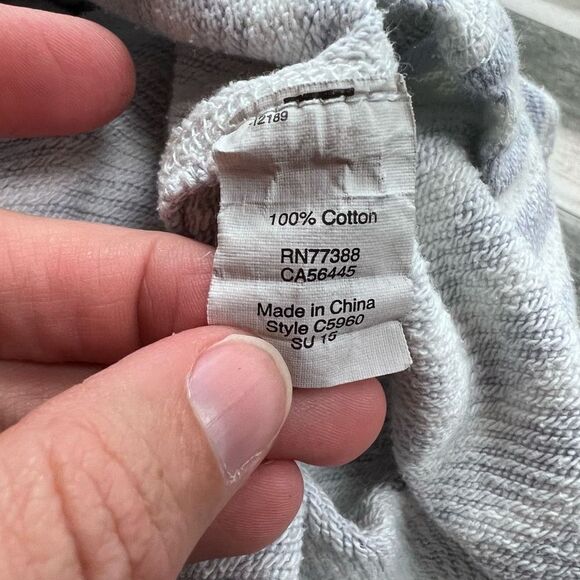 J. Crew flip stripe nautical hoodie M - Picture 6 of 8